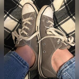 Worn Converse Sneakers